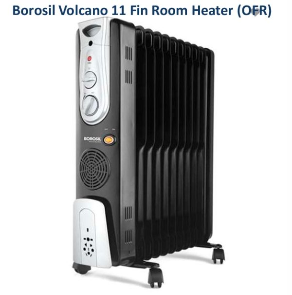 Borosil Volcano 11 Fin Room Heater (OFR)